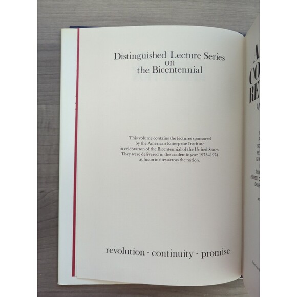 America's Continuing Revolution An Act of Conservation 1975 Hardcover DJ Tonsor - Picture 5 of 11